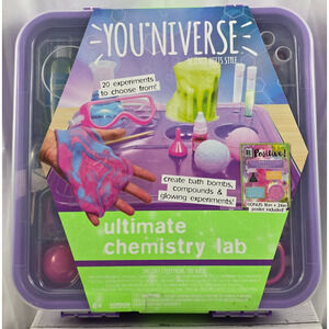 You*Niverse Ultimate Chemistry Lab, 20 Experiment Options, Ages 6+, New